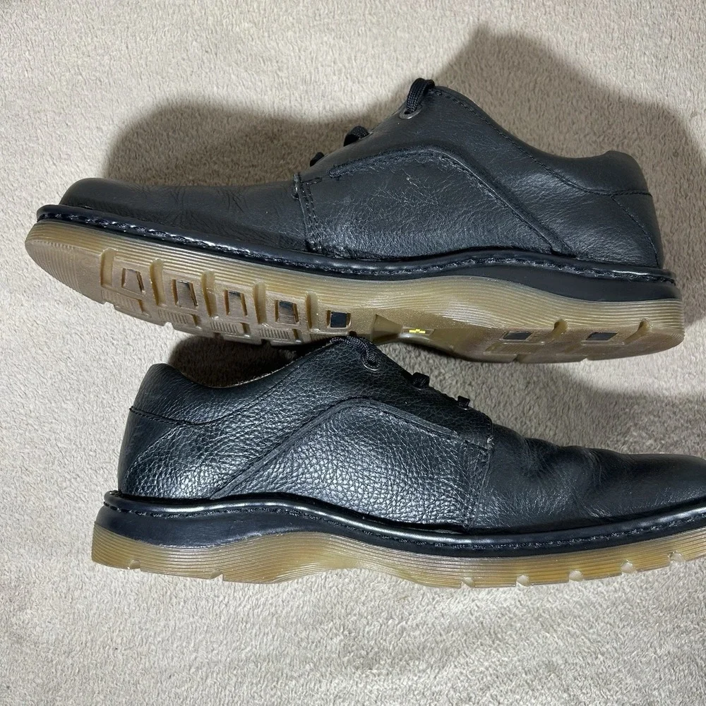 Dr. Martens 11194 Men's Black Pebbled Leather Oxford Shoes Size 12 M US (11 UK)
